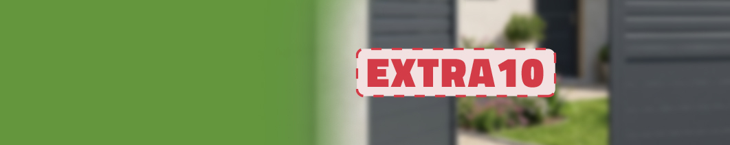 -10% Aufpreis auf Zäune und Sichtschutz